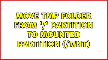 Ubuntu: Move tmp folder from 