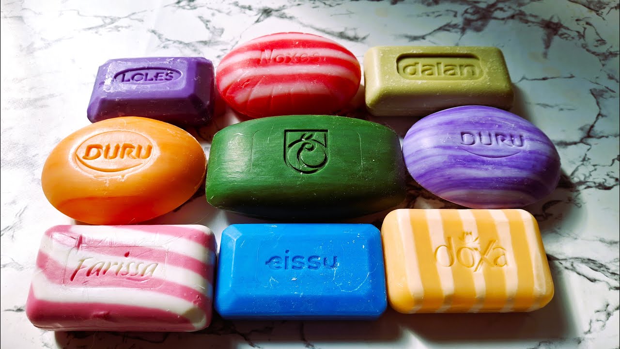 ASMR / DRY SOAP CUTTING / SOAP CARVING / Резка сухого мыла.