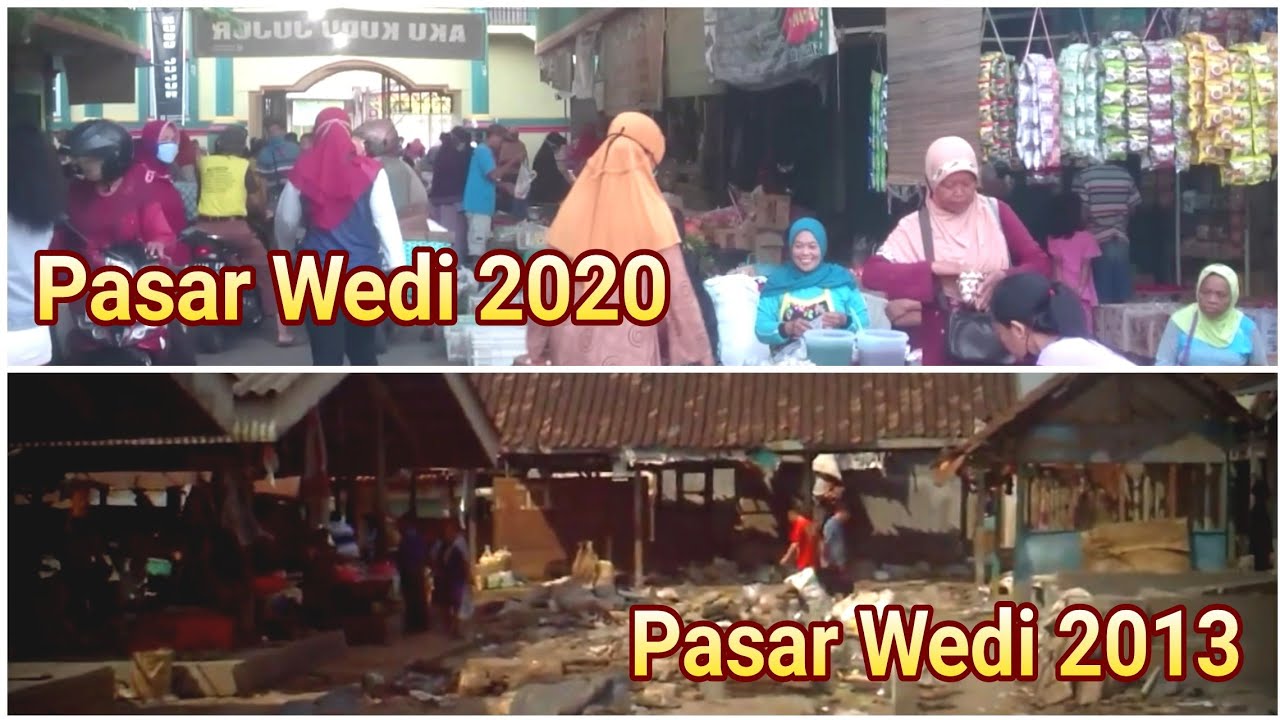 Pasar Wedi Dulu  Dan  Sekarang  Pesona Klaten YouTube