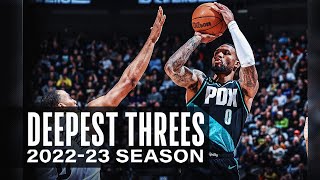 Damian Lillard's Best Long Range Threes | 2022-23 NBA Season | #BestOfNBA