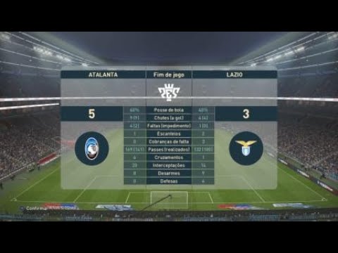 Pes 2019 Atalanta X Lazio Campeonato Italiano Nivel Estrela Renatao Youtube