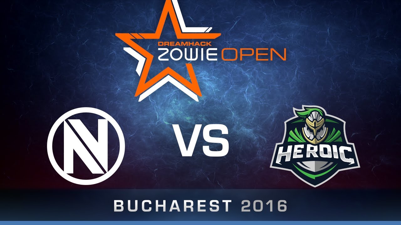 Heroic vs EnVyUs [Map 1 BO3] DreamHack ZOWIE Open Bucharest 2016