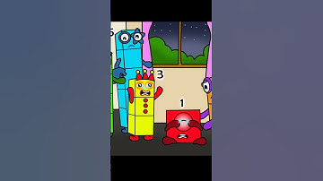 NB 1 and NB 2 reunion that makes you sad ? - Numberblocks Fanmade Coloring Story#shorts