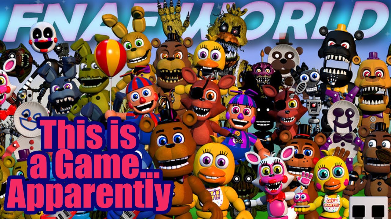 Фнаф ворлд на телефон. ФНАФ ворлд. FNAF World gamejolt. FNAF World Multiplayer. Парк ФНАФ ворлд в Москве.