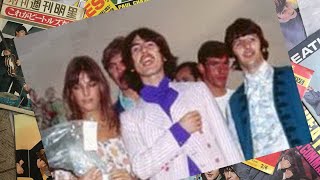 ♫ George Harrison and Ringo Starr with Jane Birkin at Cannes Film Festival in Cannes, France, 1968