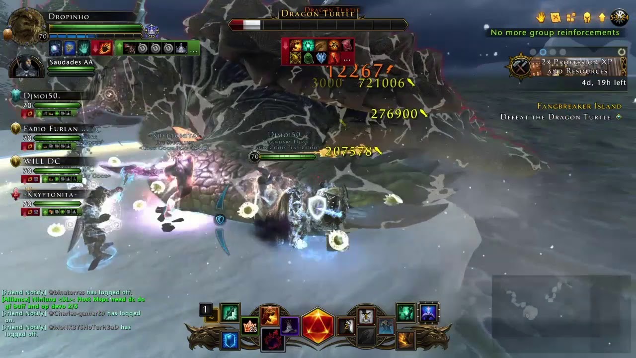 Neverwinter Mod 14 GWF 1 Phase FBI All Bosses TEAM BRAZIL