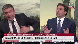 Las andanzas de Alberto Fernandez en el G20. Pablo Rossi con Eduardo Feinmann.