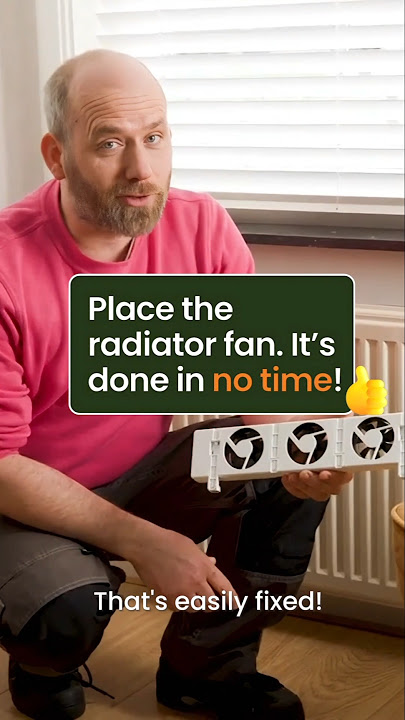 I den här korta videon visar Freek hur en radiatorfläkt fungerar och hur du enkelt installerar den.