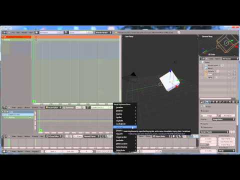 Blender - Animation Actions and NLA editor