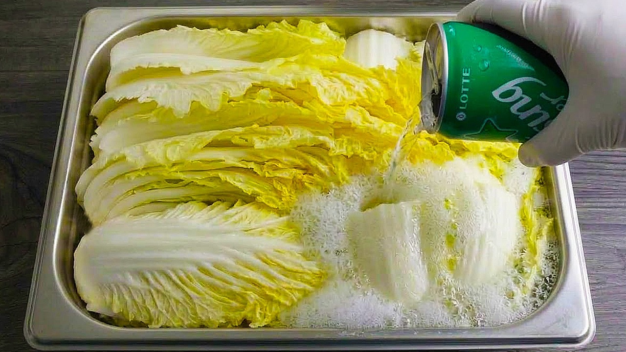 10분이면 끝! 알배추에 사이다를 부으면 한달내내 먹어도 질리지 않아요
