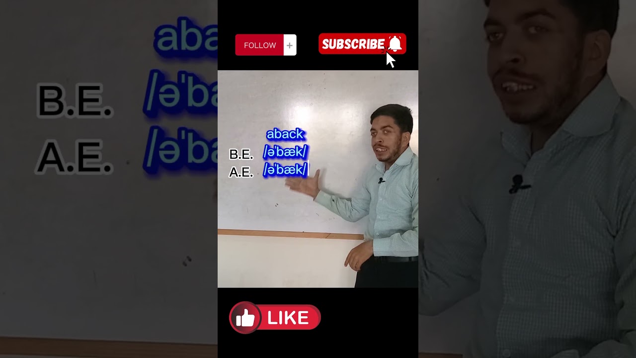 How to pronounce "Aback"? || Learn English With Shehzaib Yasin----A Linguist || 