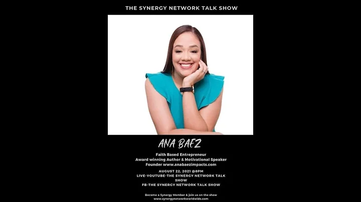 Meet Ana Baez! Award Winning Author & Motivational...