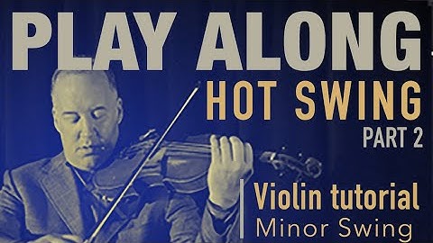 How to Play Hot Club Jazz Violin | Minor Swing Play Along ( EASY )