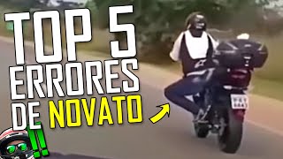 5 ERRORES de MOTO que TU TAMBIÉN COMETES