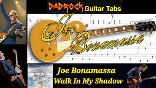 Walk In My Shadow  Joe Bonamassa  Guitar  Bass Tabs Lesson