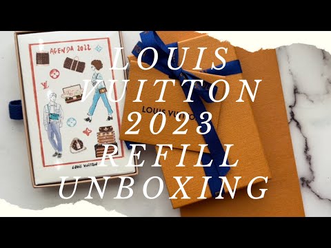 Louis Vuitton Agenda Refill 2022, Unboxing