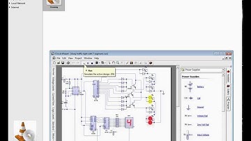 4 way traffic lights with 7 segment display