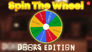 🔴ROBLOX DOORS WHEEL OF MODIFIERS!!