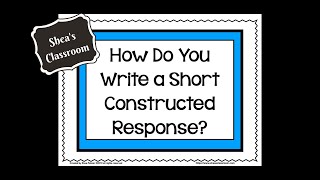 How Do You Write a Short Constructed Response?