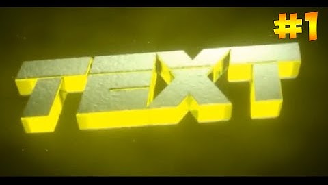 TOP 5 3D Intro Templates #1 Blender,C4D & AE