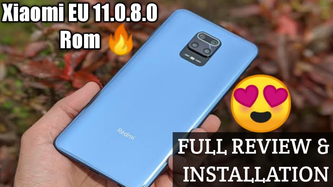 Redmi Note 9 Pro xiaomi EU ROM 11.0.8.0 Installation And Full Review