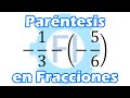 Resta de Fracciones con Paréntesis |Fácil| - Salvador FI