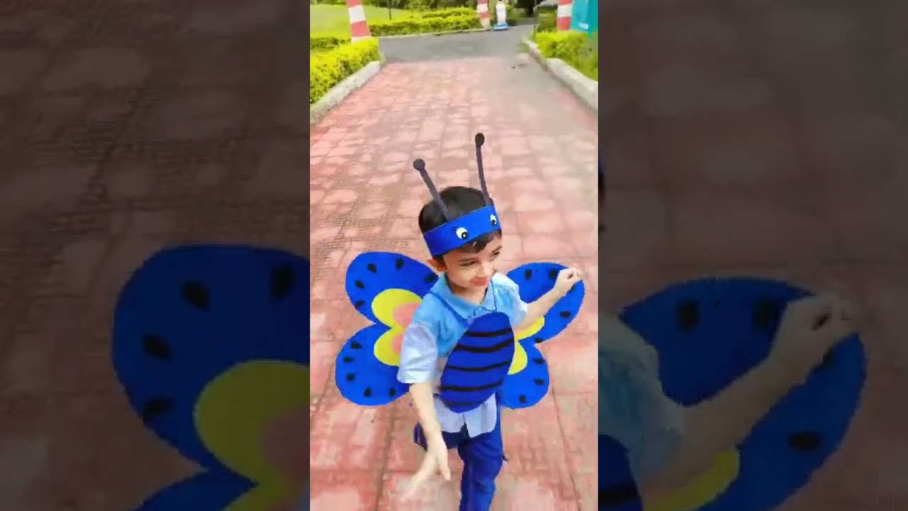 peper butterfly 🦋🦋 craft cute butterfly dress super kids