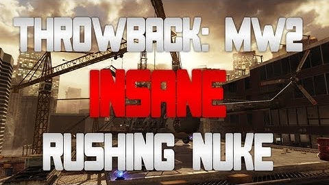 MW2 Throwback Nuke: Insane Flawless Rush on Highrise!