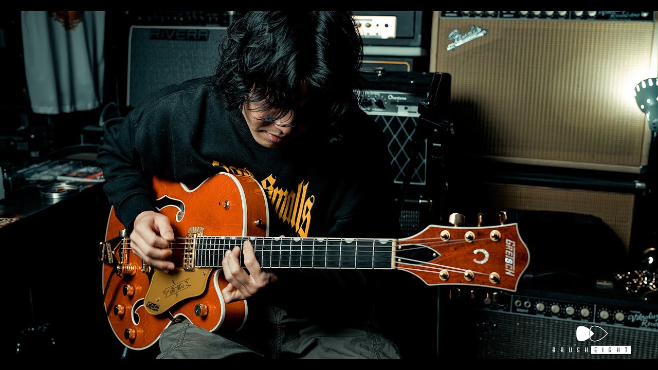 Brush eight】Gretsch G6120T Players Edition Nashville “Orange
