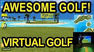 Awesome Golf Simulator Software - Virtual Golf - Flightscope Mevo Plus screenshot 2