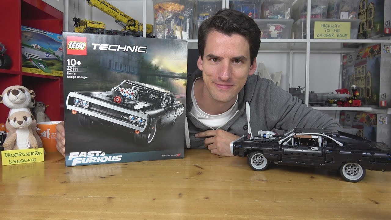 LEGO Technic 42111 La Dodge Charger de Dom, Maquette Voiture de Course a  Construire Fast and Furious, Idée Cadeau