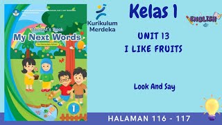 Kurikulum Merdeka Kelas 1 Bahasa Inggris | Unit 13 | Halaman 116 - 117