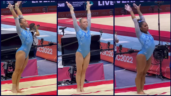 Team USA on Vault - (Jade Carey, Jordan Chiles - L...