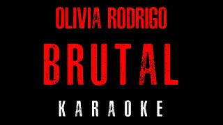 Olivia Rodrigi - Brutal (Karaoke)