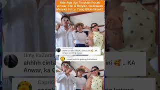 ADA AJA TINGKAH KOCAK MEREKA BERTIGA INI. #anwarbab #boiyen #gosipartis #beritaterkini
