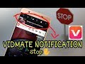 How To Stop Vidmate Notification