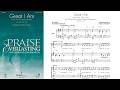 Great I Am With Holy Holy Holy SATB Choir Arr Heather Sorenson mp3