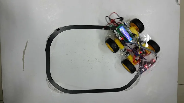 4WD Line Following Robot with 5 Way Line Following IR Sensor