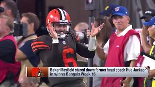 Baker Mayfield on former head coach Hue Jackson stare down: 'If you don't like it whatever."