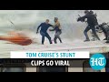 Tom Cruise films ‘Mission Impossible 7’ stunt atop speeding train, clips go viral