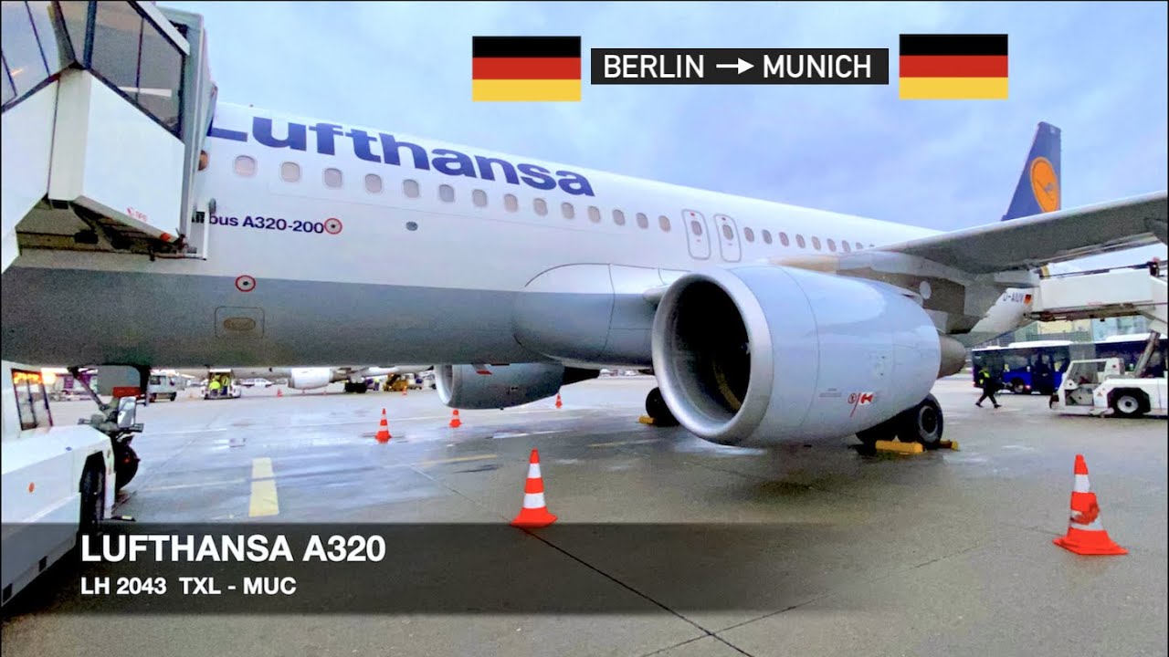 LAST FLIGHT FROM TEGEL | Lufthansa A320 | Berlin TXL ✈ Munich | Economy Class