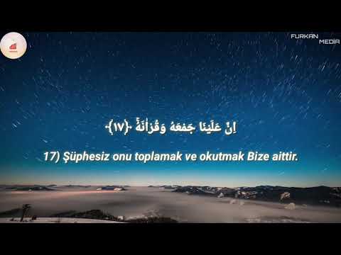 Tarık Muhammed Kıyamet Suresi سورة قيام لطارق محمد