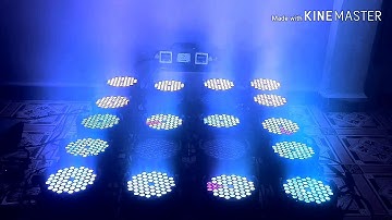 DMX 512 Controlling Led Par and Laser Show | DMX512 Running | DMX512 Chase,  Scenes | DMX512 Program