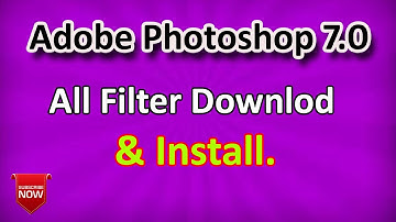 How to Download and install Filter and Plugin in Photoshop 7.0