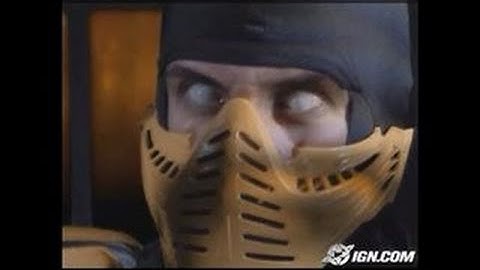 Mortal Kombat: Deception PlayStation 2 Gameplay - Scorpion