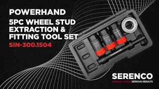 Remove & Install Wheel Studs FAST! | Powerhand 5Pc Tool Set (SIN-300.1504)
