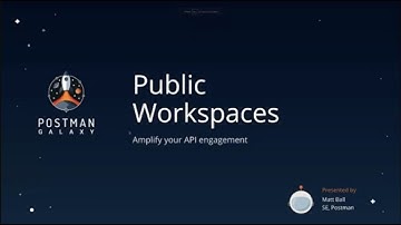 Public Workspaces to Amplify Your API Engagement, Matt Ball, Postman | Postman Galaxy 2021