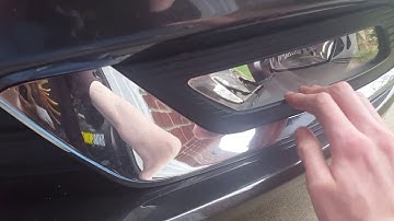 How to replace the fog light on a 2017 ford fusion
