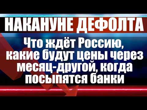 Накануне дефолта? Что ждёт Россию, какие будут цены через месяц-другой?