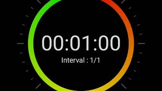 One min Flip clock animation timer & alarm, digital stop watch,online countdown timer clock.